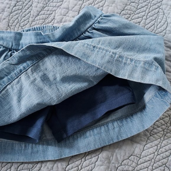 Girls Denim Skort by Cat & Jack, Size 4 - Picture 3 of 5